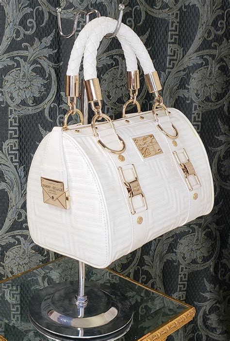 versace bags white